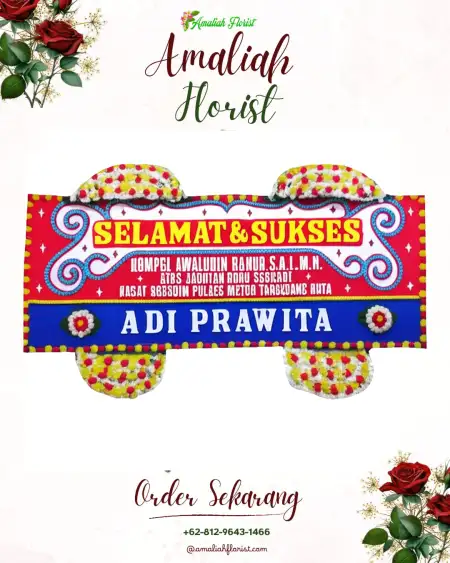 Papan Bunga Ucapan Selamat Parung Serab